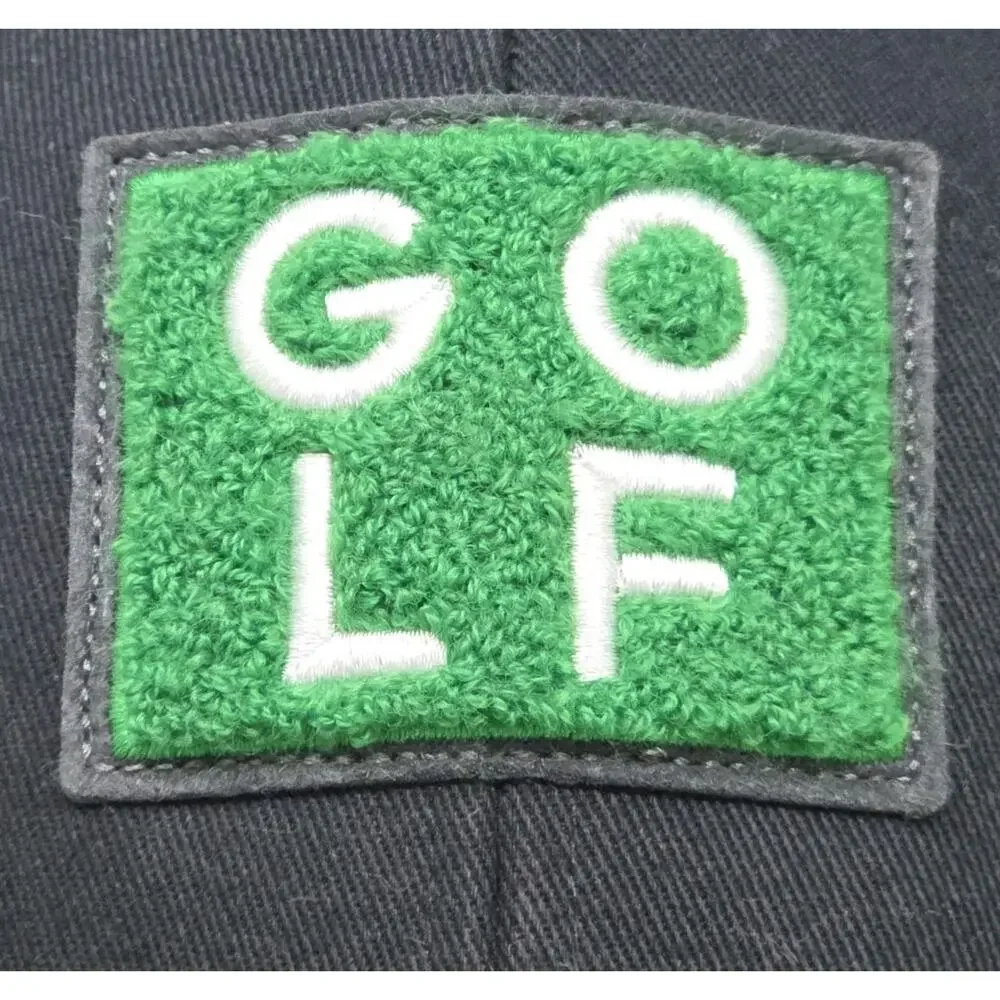Adidas Golf Turf‎ Snapback Cap Golf Embroidered Logo Black Hat OSFM PGA